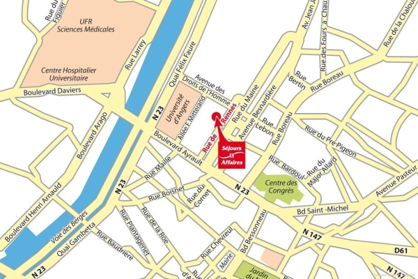 Séjours & Affaires Angers Apparthotel